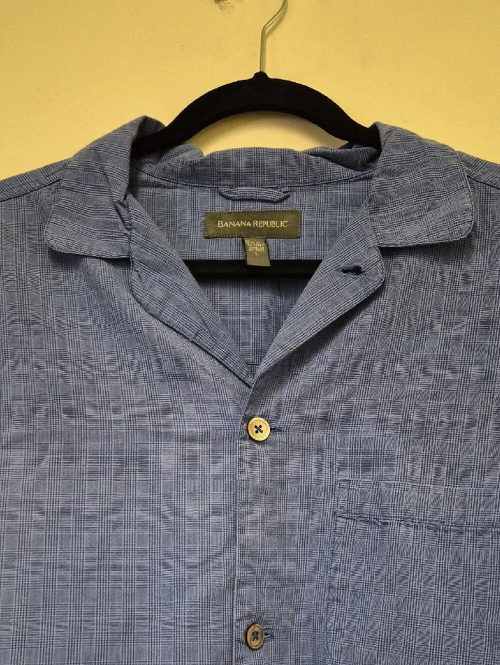 Banana Republic Men's Slate Blue Lightweight Button-Up Jacket Size L